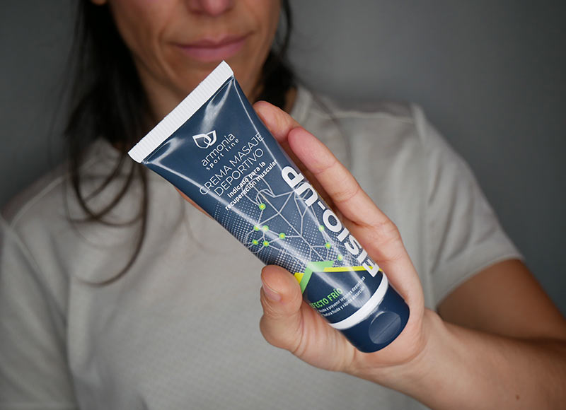 crema de masaje deportivo